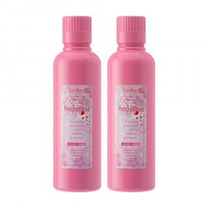 [km]프로폴린스 가글 벚꽃 패키지 (벚꽃 600ml 2개+휴대용 파우치 12ml 10매)