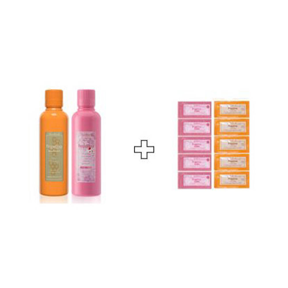 [km]프로폴린스 가글 베스트 패키지 (프로+벚꽃 600ml 2개+휴대용 파우치 12ml 10매)