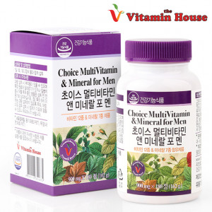 [km][비타민하우스]초이스 멀티비타민 앤 미네랄 포 맨(900mg*180정)