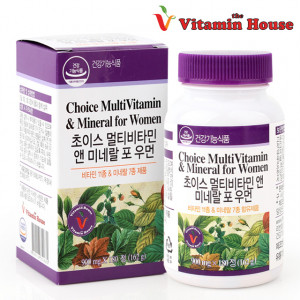[km][비타민하우스]초이스 멀티비타민 앤 미네랄 포 우먼(900mg*180정)