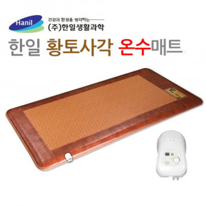 [km][한일생활과학] 브라운사각 온수매트 싱글 1난방 100*200cm/두께 5CM