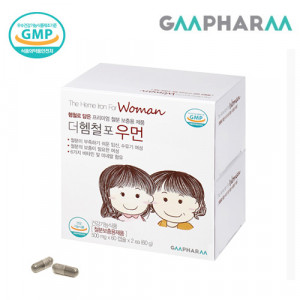[km][지엠팜]더 헴철 포 우먼(120캡슐/2개월분) /프리미엄 철분제