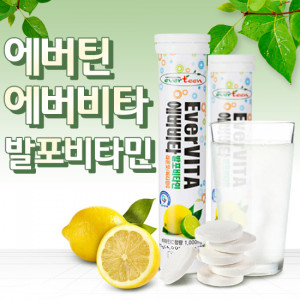 [km][에버비타]발포비타민 C 1000 4gx18정/레몬맛