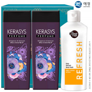 [km]애경 케라시스퍼퓸샴푸200용기2P 샤워메이트(3종)