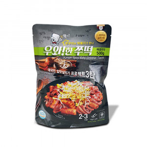 [km]우와한 쭈꾸미 쭈떡 매콤한맛 (쭈꾸미300+구멍떡200)