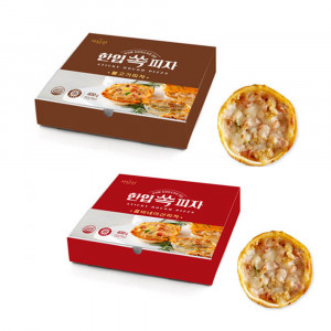 [km]한입 쏙 피자 불고기(8cm,50g)x8ea/ 2팩 + 콤비네이션(8cm,50g)x8ea 2팩