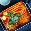 [km]미인떡볶이 40cm롱(롱밀떡300g+부산어묵80g+비법장소스2봉지)