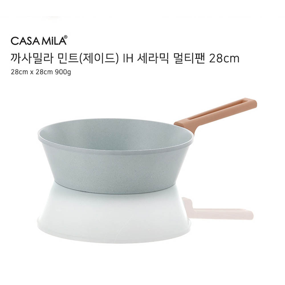 [km][까사밀라] 인덕션 (IH) 궁중팬 28cm 민트(제이드)
