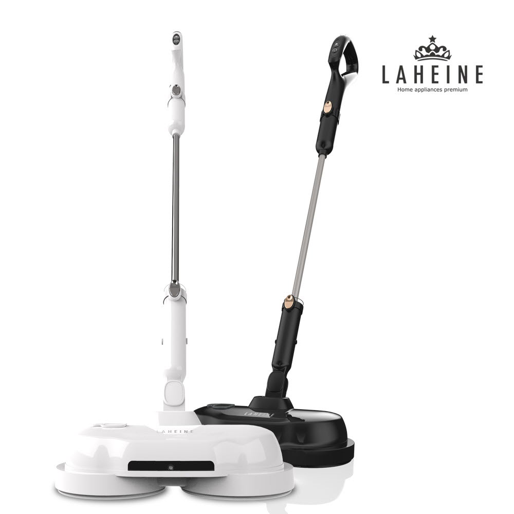 [km]라헨느 더퀸 듀얼스핀 자동물분사 무선 물걸레청소기 (LHDS-8000W,LHDS-8000B 택1)