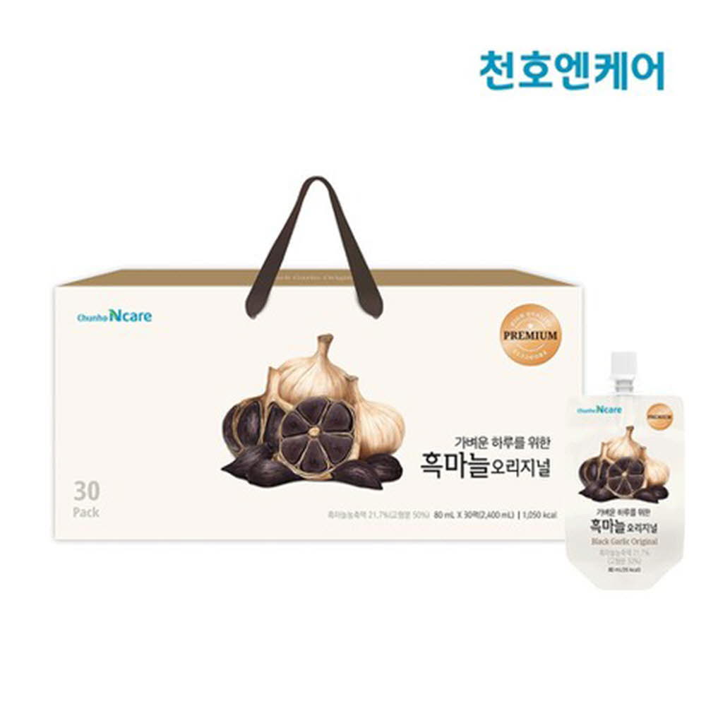 [km][천호엔케어] 흑마늘 오리지널 80ml*30포 00484