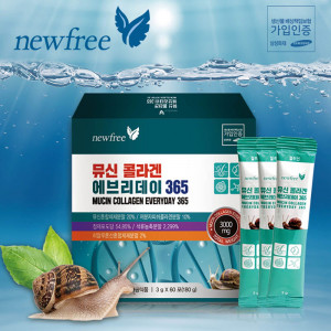[km]뉴프리 뮤신콜라겐 3g x 60포 (2개월분)