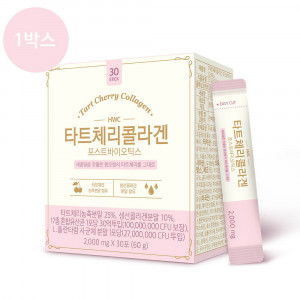 [km]HWC 타트체리 콜라겐 포스트바이오틱스 60g (2,000mg X 30포) /1개월분