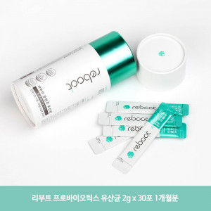 [km]리부트 프로바이오틱스 유산균 2g x 30포 1개월분 /잔변감해소