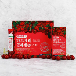 [km][충북인삼농협] 웰메이드 타트체리 콜라겐 젤리스틱 (20g x 30포/선물용 쇼핑백 포함)