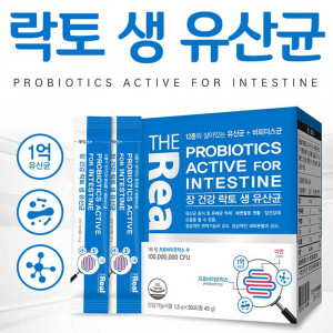 [km][더리얼] 장건강 락토 생 유산균 1.5g x 30포 x 3box