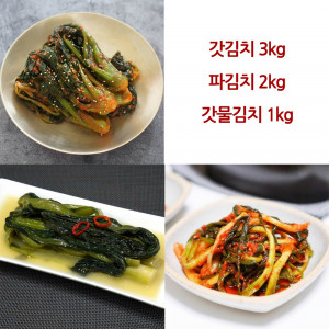 [km]정푸드 갓 3kg+파 2kg+갓물김치 1kg