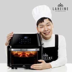 [km]라헨느 NEW 더 퀸 오븐 에어프라이어 16리터 블랙 LOVA-7000G