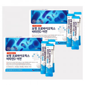 [km]보령 유산균 프로바이오틱스 비타민D 아연 2000mg*60포(2개월분)