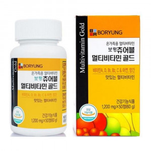 [km]보령 츄어블 멀티비타민 골드 1200mg*50정