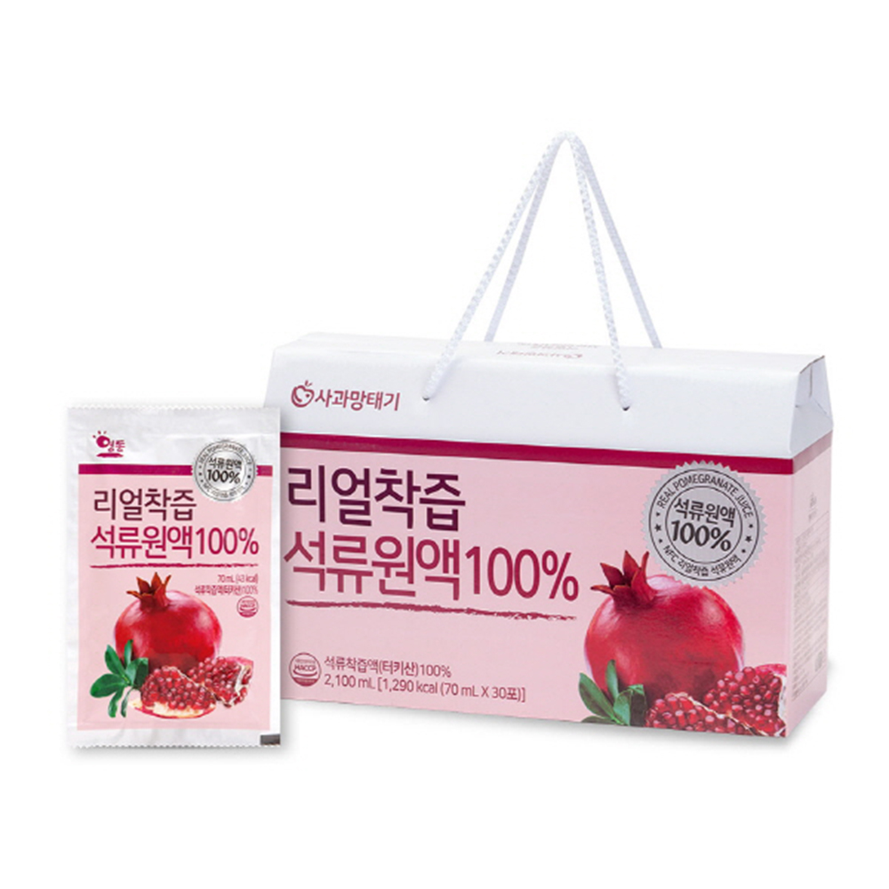 [km]행복한농장 리얼 착즙 석류원액 100% 70ml*30포