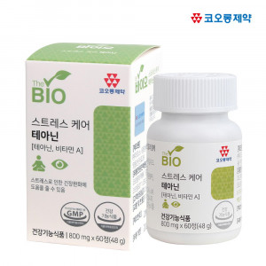 [km]코오롱제약 더바이오 스트레스 케어 테아닌-2BOX(60캡슐*2)