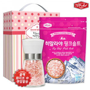 탑셰프 핑크솔트그라인더 핑크솔트300리필(2종)
