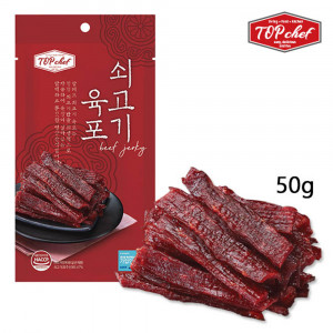 [km]탑셰프 쇠고기육포50g(벌크)