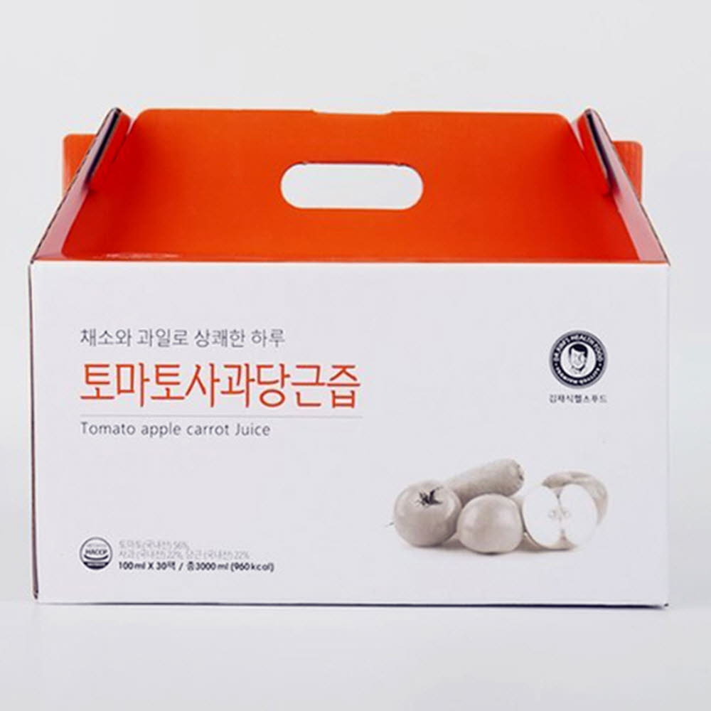 [km]김재식헬스푸드 토마토사과당근즙 100ml* 30팩