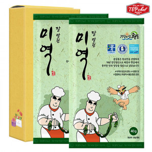 [km]탑셰프 잘말린미역40g 2P