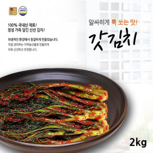 [km]전라도사계절맛김치 갓김치 2kg