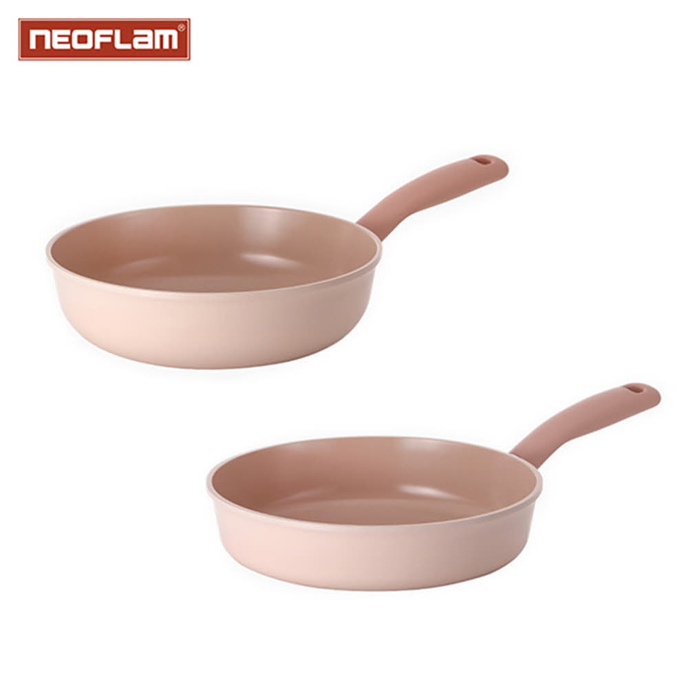 [km]네오플램 샤베트 IH 26cm 프라이팬 2종 세트 (26팬, 26궁중팬)