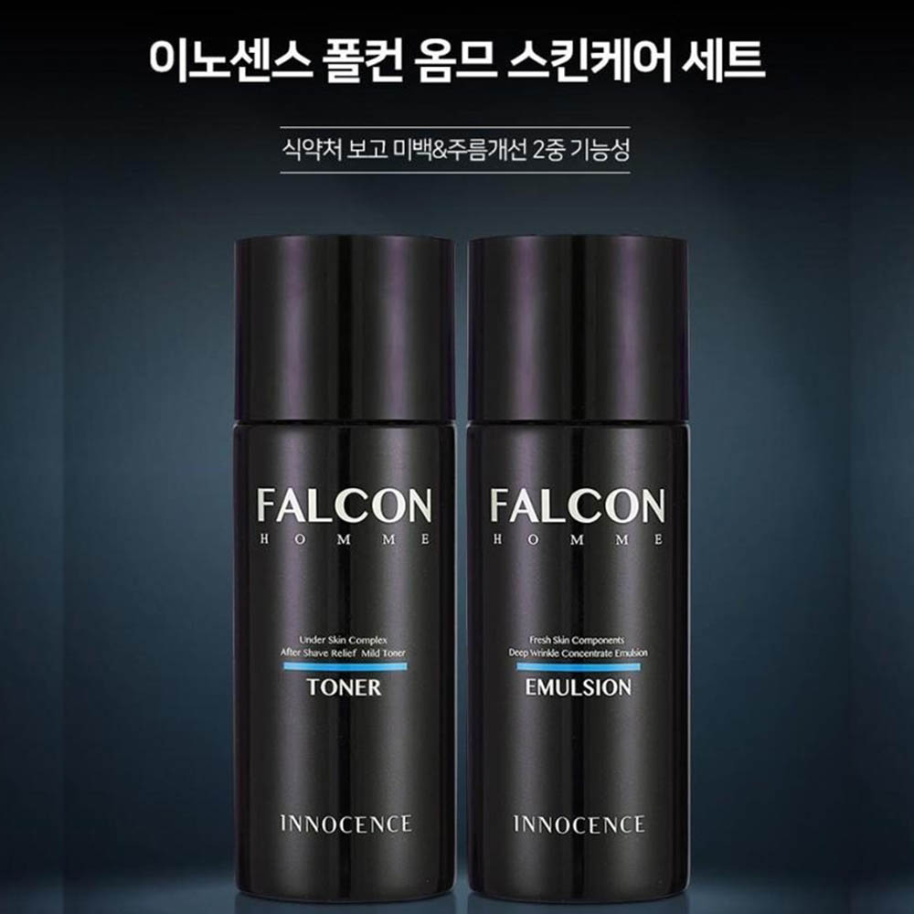 [km]나드리화장품 이노센스 폴컨 옴므 2종 기초화장품 2종(토너 150ml, 에멀젼 150ml)/벌크