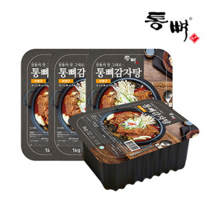 [km]통뼈 감자탕 보통맛 4팩