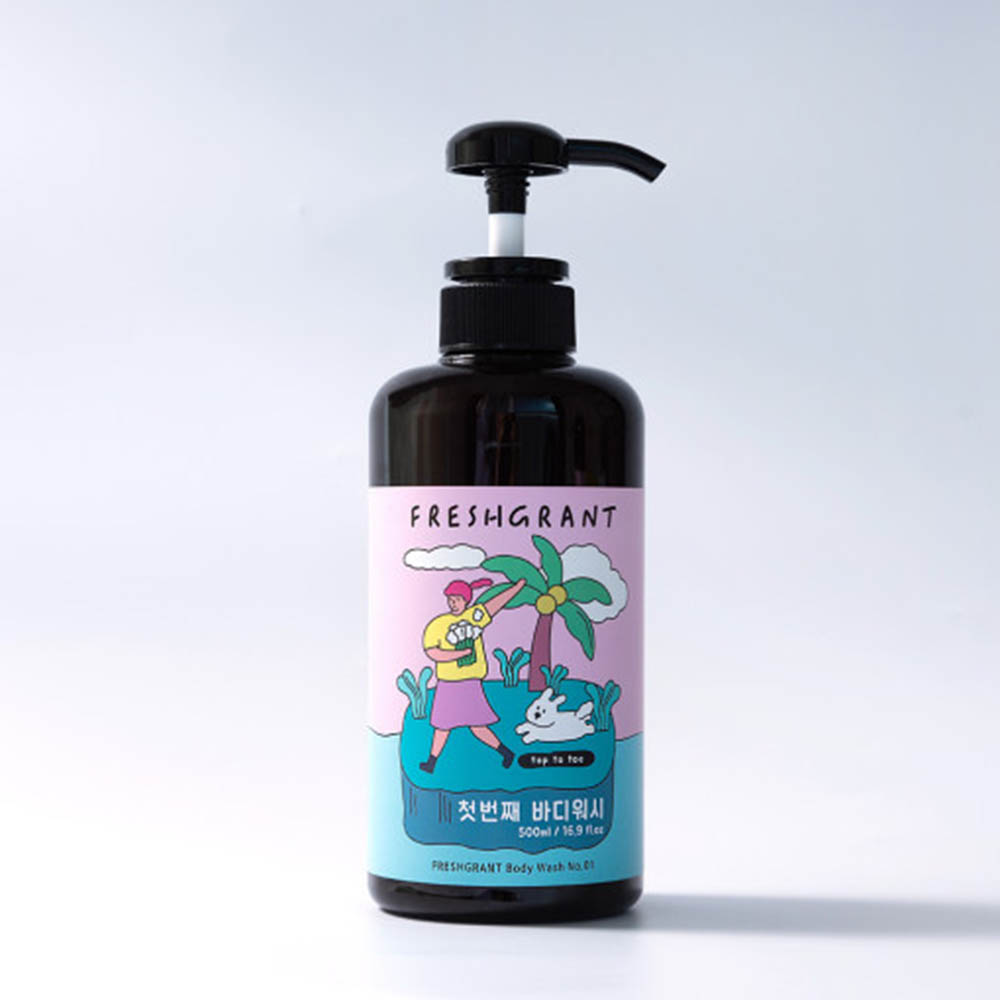 [km]프레시그런트 첫번째 바디워시 500ml [약산성 헤어&바디워시]