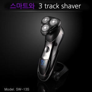 [km][SMART WA]스마트와 방수형 3D 충전식 전기면도기 SW-13S