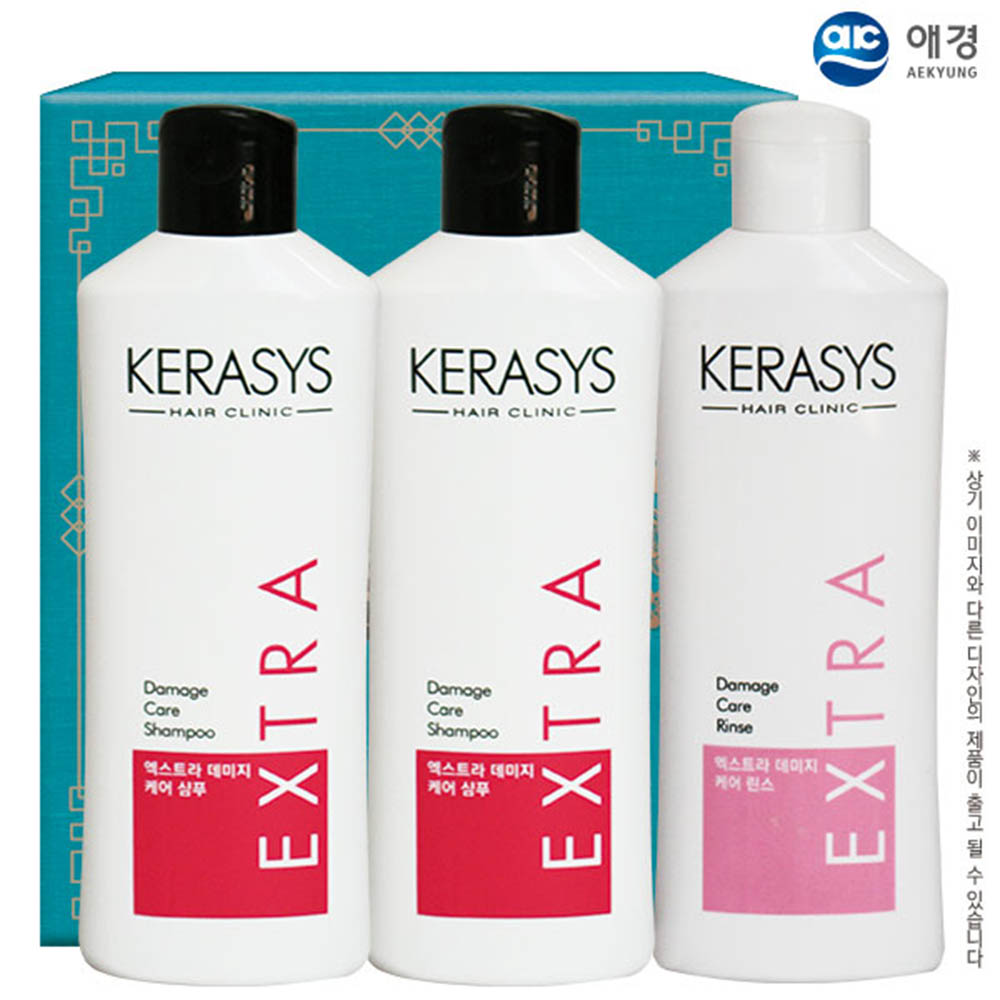 [km]애경 케라시스샴푸180용기2P 린스180용기(3종)