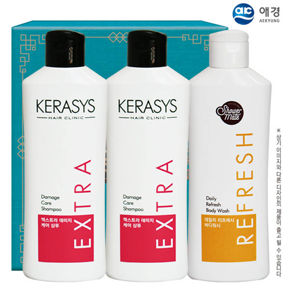 [km]애경 케라시스샴푸180용기2P 샤워메이트(3종)
