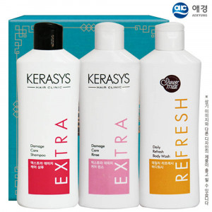 [km]애경 케라시스샴푸180용기 린스180용기 샤워메이트(3종)