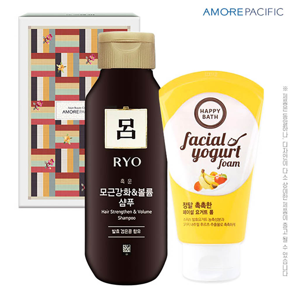 [km]아모레 려샴푸180용기 해피바스요거트폼(2종)