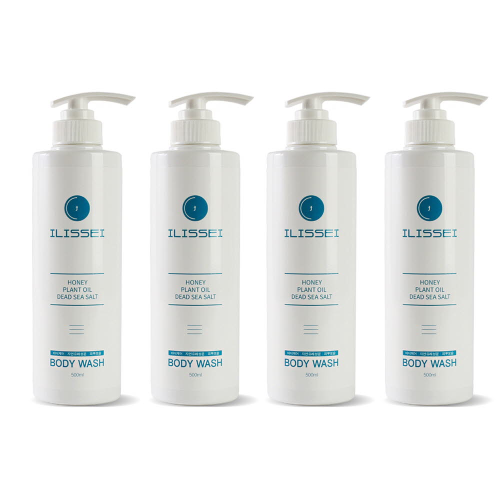[km]일리세이 허니 바디워시 500ml*4