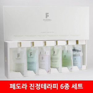 [km]페도라 진정테라피 6종 세트 [클렌저, 필링젤, 토너, 진정팩, 진정앰플, 수딩크림]