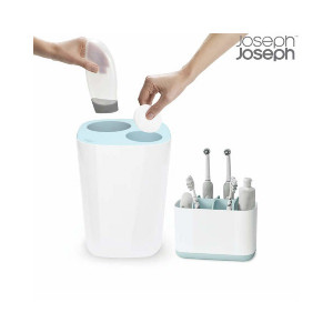 조셉조셉 이지스토어 칫솔캐디(대)+스플리트 분리수거 휴지통 JJP70501_5