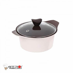 [km]셰프라인 쵸코크림 IH 세라믹냄비 24양수