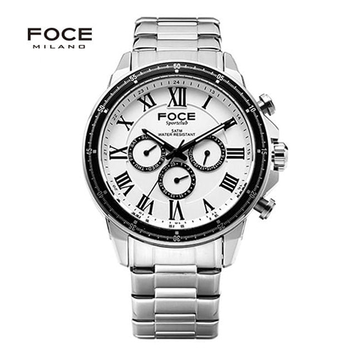 [BN][FOCE] 남성 메탈 손목시계 FM5207WH