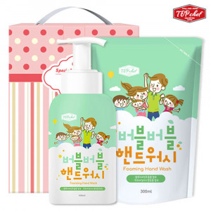 [km]탑셰프 버블버블핸드워시300펌프 핸드워시300리필(2종)