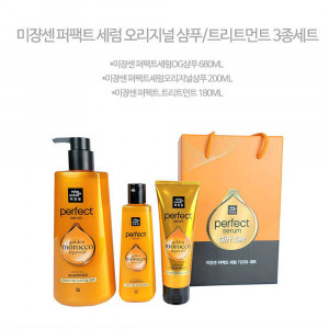 [km]미쟝센 퍼펙트 세럼 오리지널 샴푸/트리트 3종