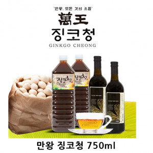 [km]만왕 징코청 750ml / 은행 열매 효소 발효액