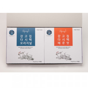 [km]강고집 다시팩 세트 (다시팩_오리지널 75g (15g*5개) + 다시팩_매운맛 75g (15g*5개))