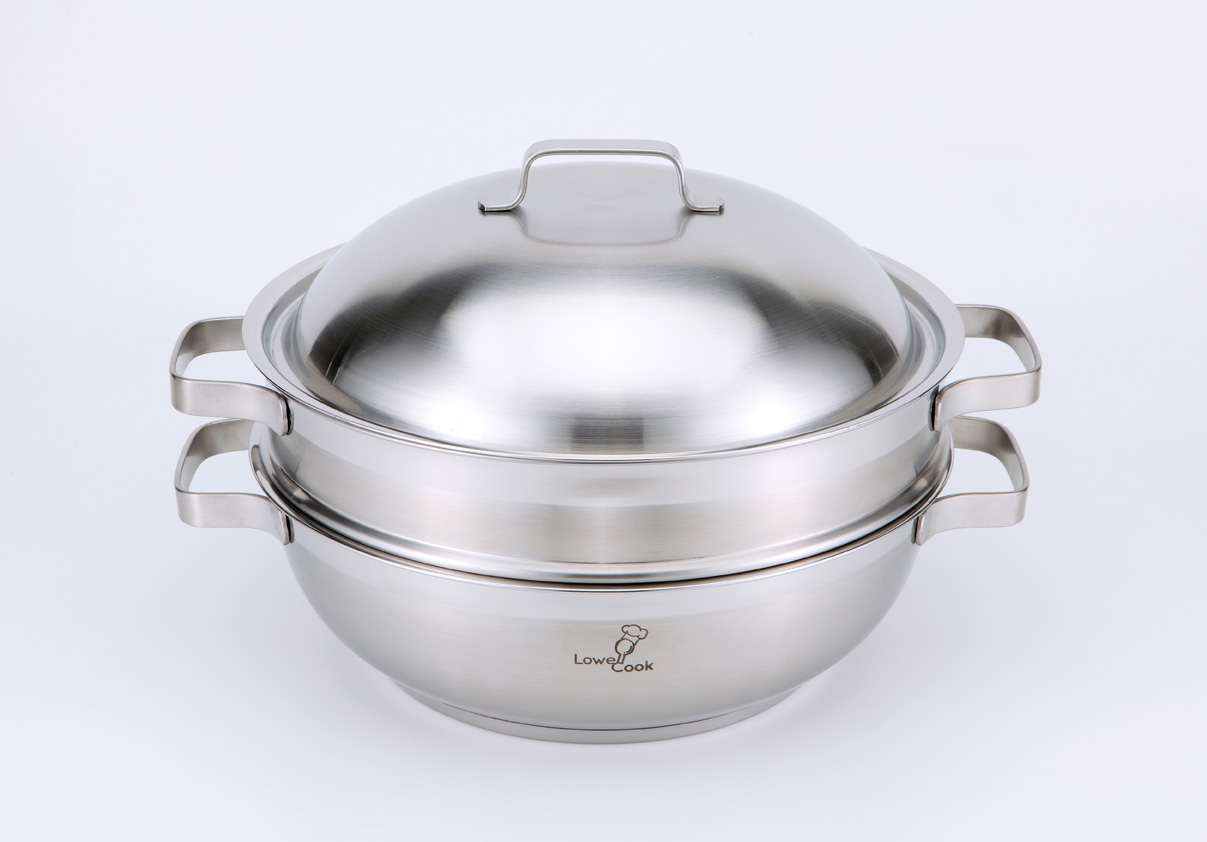 [km]로웰쿡 3중바닥 찜웍 28cm